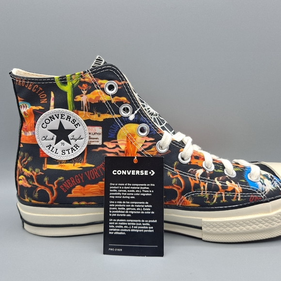 New Converse Chuck 70 Hi Tops TWISTED RESORT UFO Crash Site Rare Mens Size 9.5 - Picture 2 of 9